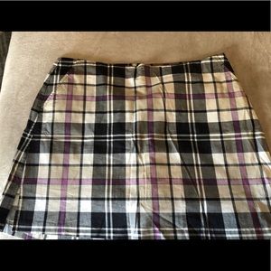 Lady Hagen plaid golf skort